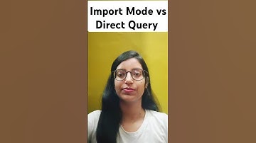 Import Mode vs DirectQuery | Key Differences #powerbi #datamodeling #data #dataanlysis