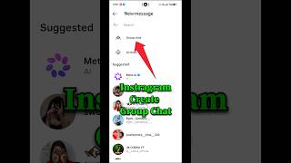 How to Create a Group Chat on Instagram | Instagram par group kaise banaye #shorts #shortvideo