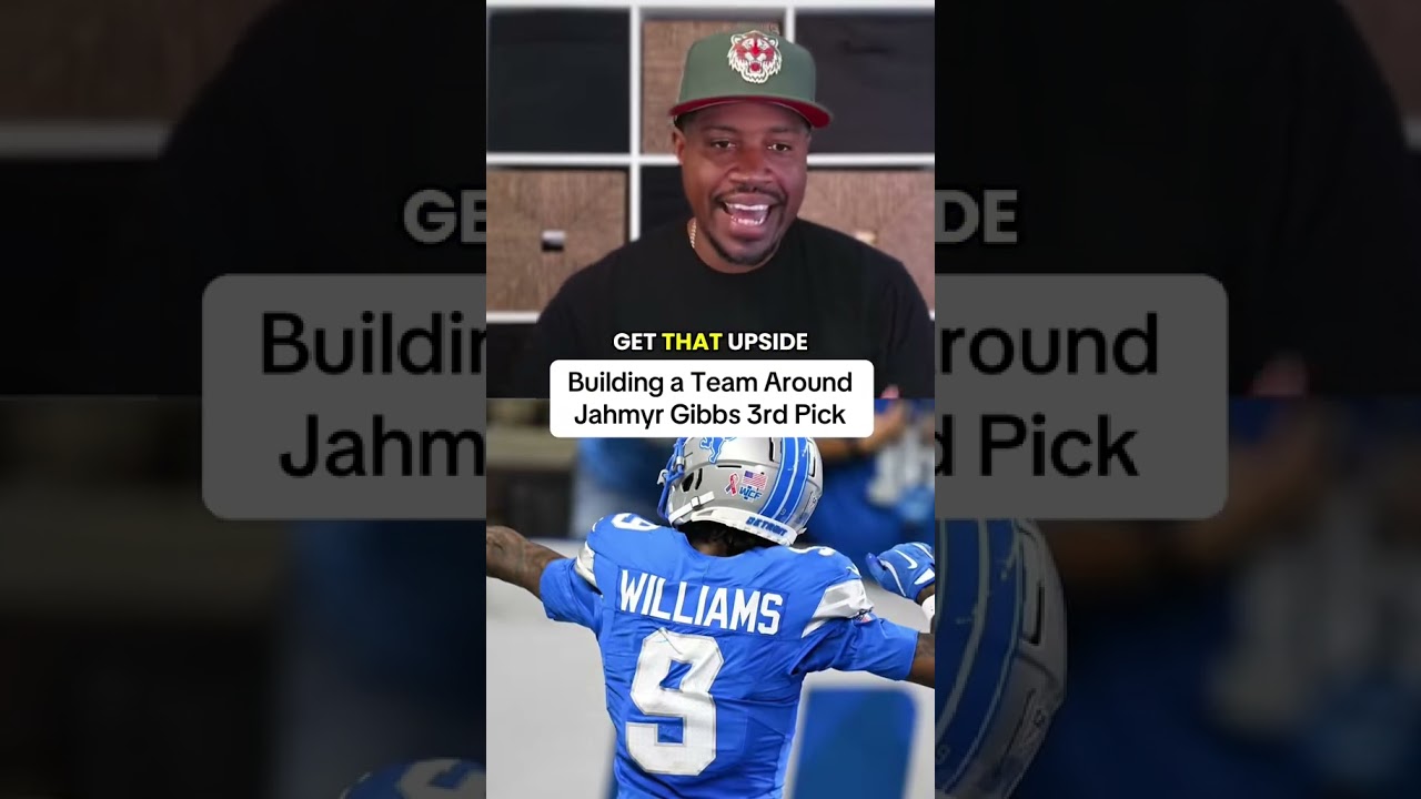 Building around Jahmyr Gibbs with the 3rd Pick in Fantasy Football 