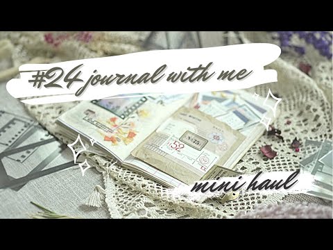 #24 Journal with me || Mini Stationery Haul || Vlog