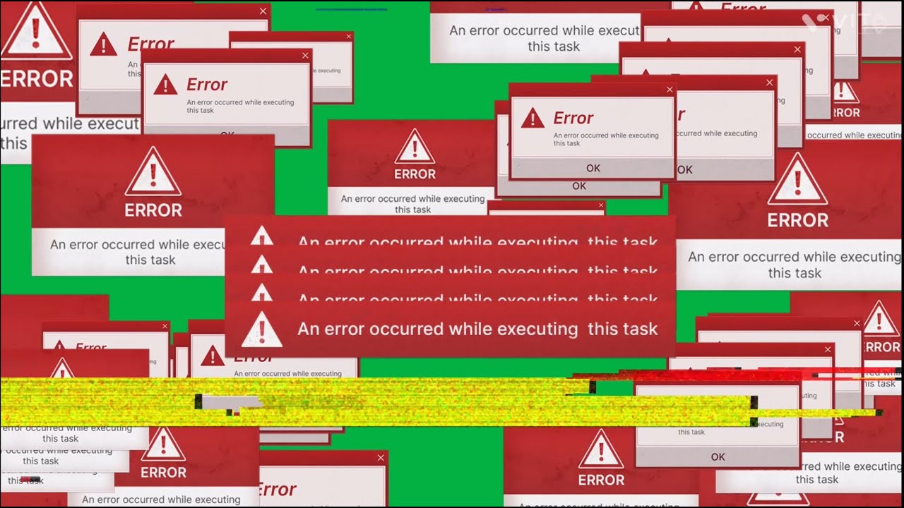 Error screen pop-up || AR GREEN SCREEN WORLD #greenscreen # ...