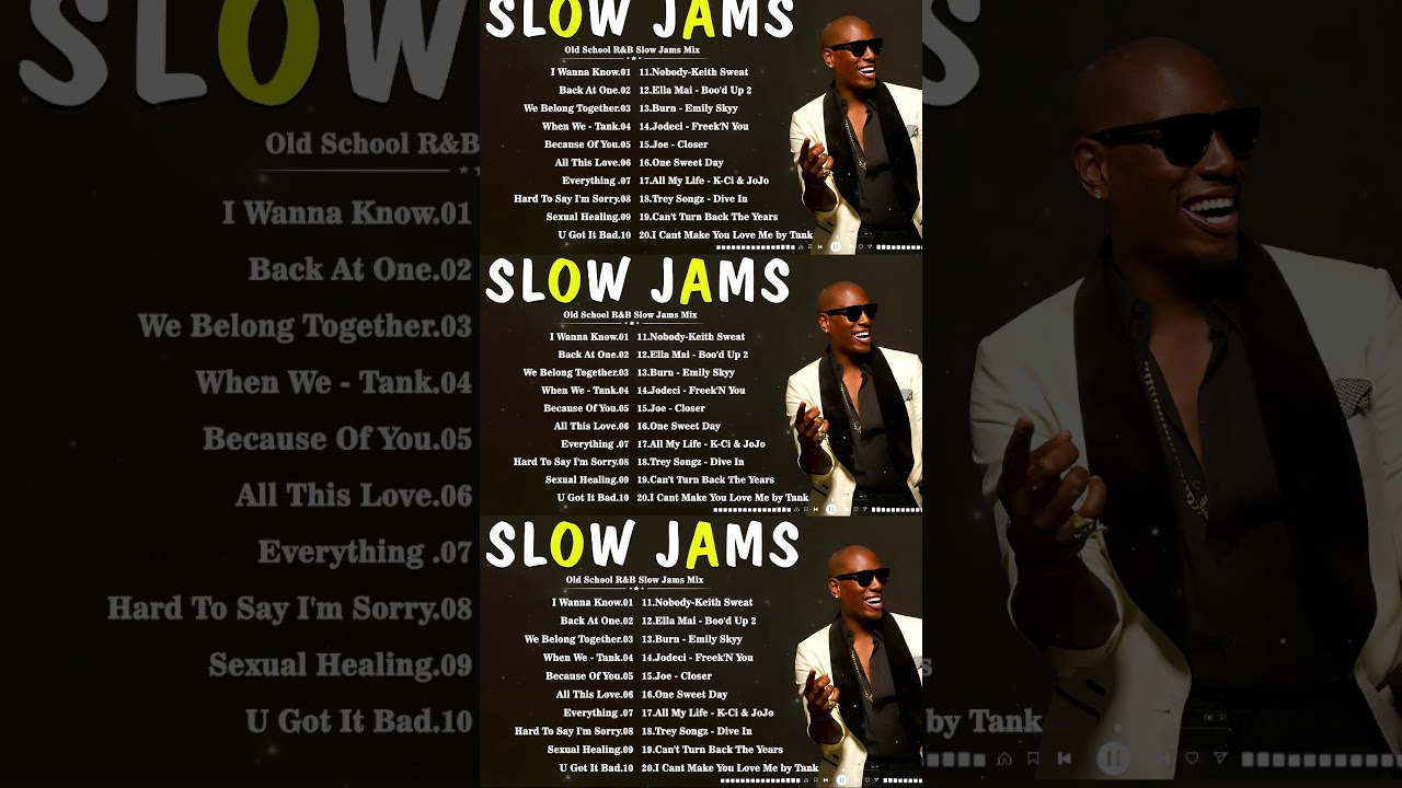 SLOW JAMS LOVE SONGS MIX - R. Kelly, Jodeci, Joe, Keyshia