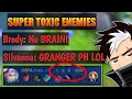 AkoBida GRANGER MEETS SUPER TRASHTALKER ENEMIES AND A CARRY THAT NEEDS TO BE CARRY - BEST BUILD MLBB