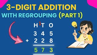 Addition of 3-Digit Numbers with Regrouping | Step by Step Guide 