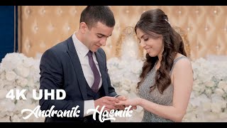 4K UHD  Armenian wedding Andranik&amp;Hasmik, Moscow . Обручение , Армянские традиции