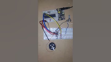 Atmega32 L293D DC motor control demonstration