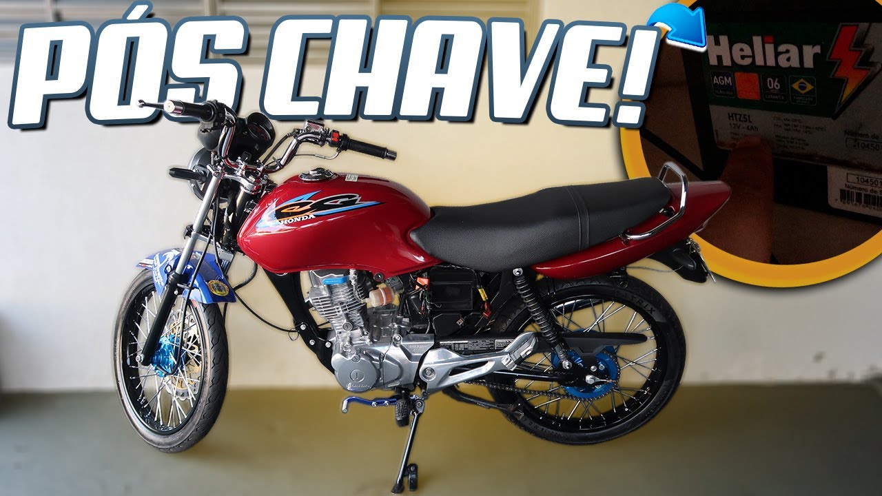 PÓS CHAVE NO FAROL DA MOTO DESCARREGA BATERIA ? ‹‹ Maycon Aragão ››