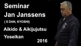 Demonstration 19: sensei Jan Janssens 8 DAN, KYOSHI aikido aikijujutsu yoseikan