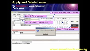 HRIS Software : Leave Management System tutorial : How to export leave record to Payroll System