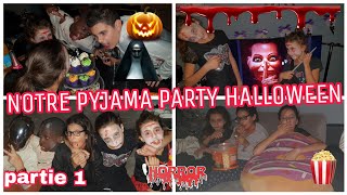 NOTRE PYJAMA PARTY HALLOWEEN: CLOWN TUEUR, CUPCAKE, FILMS D'HORREURpartie 1