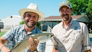 Exploring Texas' Largest Red Fish Hatchery🐟 - Sea Center Texas, Lake Jackson