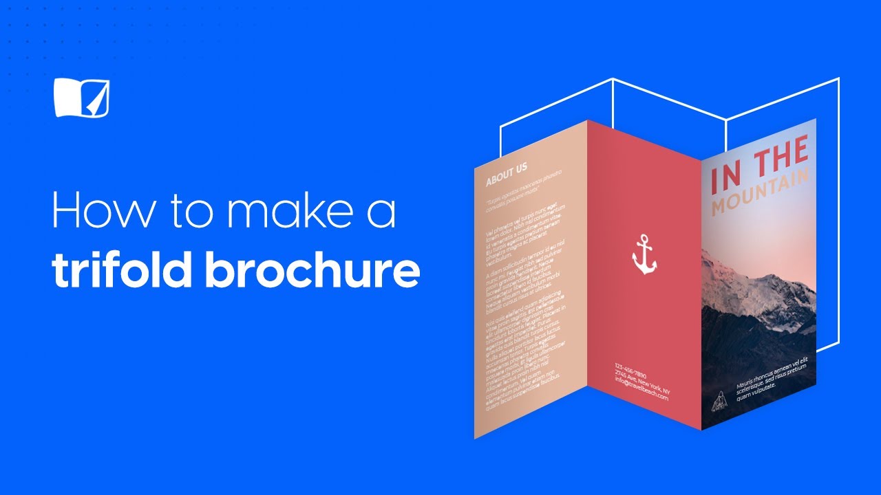 How To Make A Trifold Brochure | Flipsnack.Com - Youtube