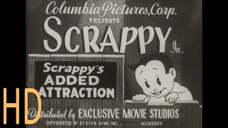 Scrappys Added Attraction 1939 Hd Cartoon 16Mm Silent Home Edition
