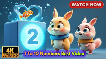 Learn 1 to 10 in Minutes with SUPER FUN Videos