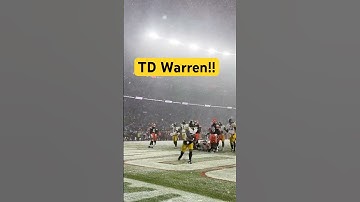 Jaylen Warren TD!!! #PITvsCLE on Prime Video