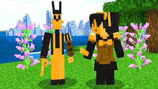 REAL BENDY AND THE INK MACHINE MOD in Minecraft PE screenshot 5