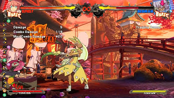 GGXRD: Elphelt easy unblockable loop (Bedman)