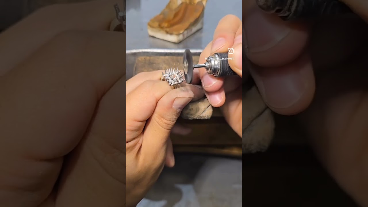 Corso di oreficeria creazione di un anello a cestino in argento parte2 