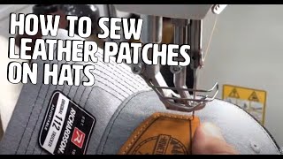 How to Sew Leather Patches on Hats