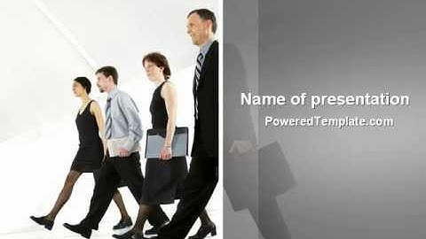 Career Opportunities PowerPoint Template by PoweredTemplate.com