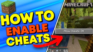 How To Allow Cheats AFTER You Create a World in Minecraft (Java)