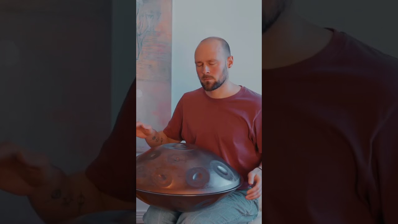 A wonderful new creation is online 🙏 „Echoes of Oblivion“ - live 🤍 🛸 #handpan