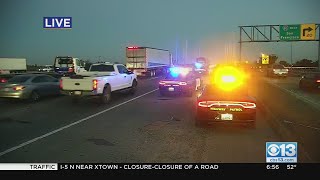 Deadly crash on I-5 in Natomas blocks lanes