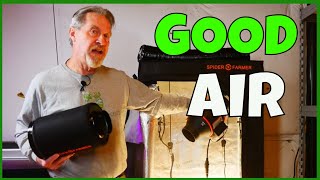 Ventilating a Grow Tent (Spider Farmer SF1000 Grow Tent Kit)