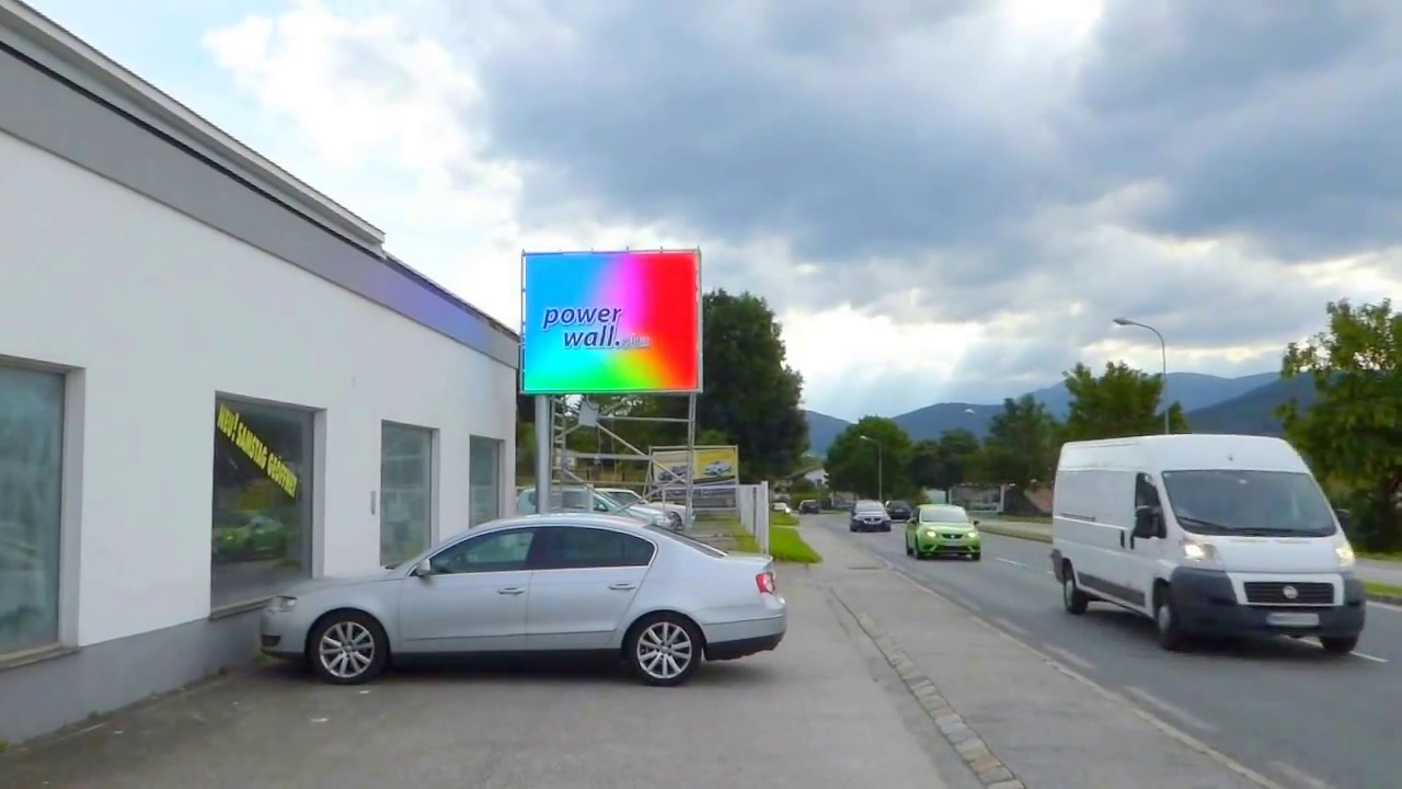 Premium LED VideoWall in P6, digitale Werbewand