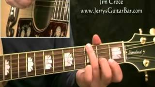 Ho To Play Jim Croce Photographs and Memories (intro only) chords