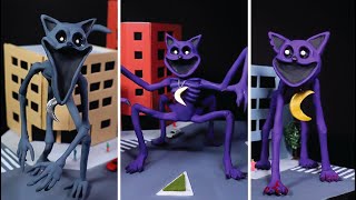 Making Poppy Playtime 3 - CATNAP EVOLUTION Sculptures (fanmade) - Polymer Clay Diorama