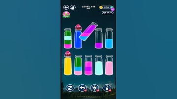Water Sort Puzzle - Level 116 - Color Water Sort - New Bottle -Gameplay #shorts #shortvideos #foryou