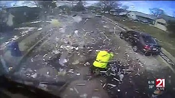 Improperly discarded oxygen tank explodes inside Ohio garbage truck