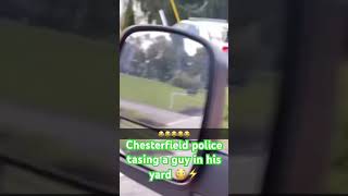 Virginia police seen using taser on Chesterfield man ?⚡️ police virginia richmond viralvirginia