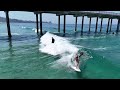 9/08/24 Scripps Pier La Jolla Shores Complete Raw Unedited Drone Surfing Footage Northside of Pier