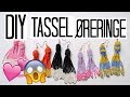 DIY TASSEL ØRERINGE