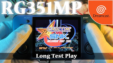 [RG351MP] Capcom VS SNK 2000 (DC) test emulation - long play -