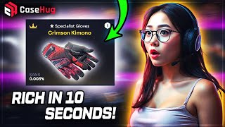 CASEHUG I PULLED 10 AWP DRAGON LORE!! Casehug Case Opening! Casehug Promo Code 2025