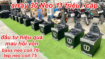 Hàng mới về , array 30 neo cấu hình 11tr tiếp tục lên đường phục vụ các bác âm thanh - nhà rạp.