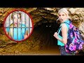 Finding SECRET Hidden Message while EXPLORiNG ABANDONED CAVE! (trapped overnight)