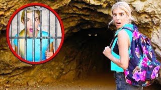 Finding SECRET Hidden Message while EXPLORiNG ABANDONED CAVE! (trapped overnight) Finding SECRET Hidden Message while EXPLORiNG ABANDONED CAVE! (trapped overnight)