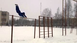 Epic double swing gainer fail