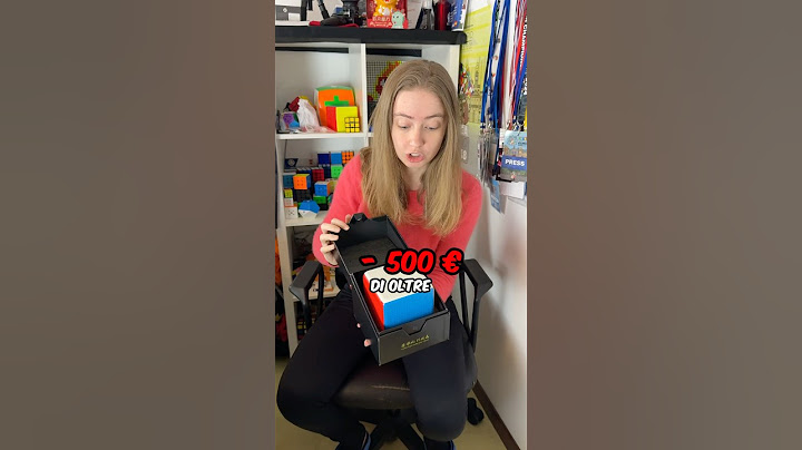 CUBI di Rubik ASSURDI che mi ha mandato YUXIN!