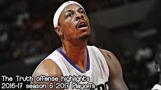 Paul Pierce Final Season Offense Highlights Part 2 (NBA RS 2016\/2017 \& 2017 Playoffs) - The LEGEND!