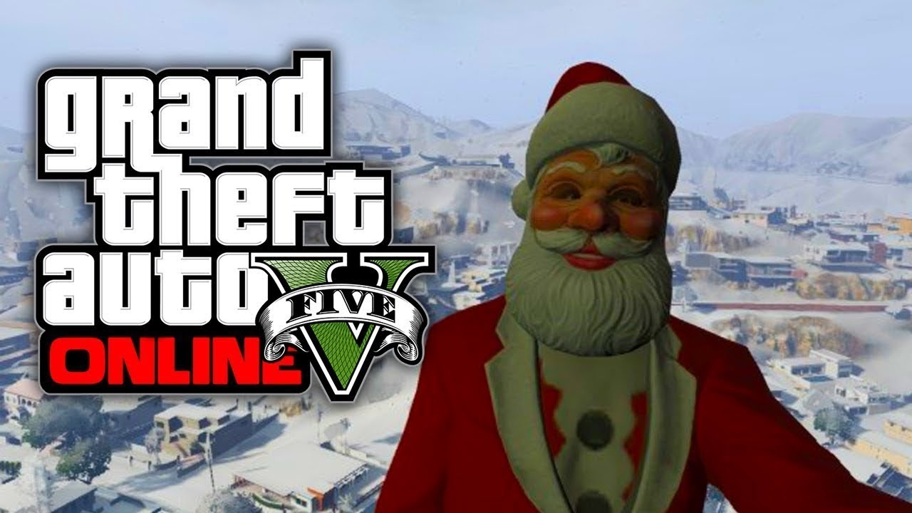 Gta 5 christmas snow фото 45