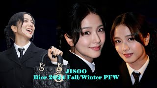 JISOO at Dior Autumn-Winter 2024 show - Paris Fashion Week