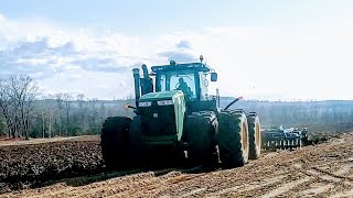 Sarah chisel plowing with the 9560R