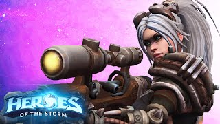 Nova Fires Long Range BOMBS with Snipe Build! | Heroes of the Storm (Hots) Nova Gameplay