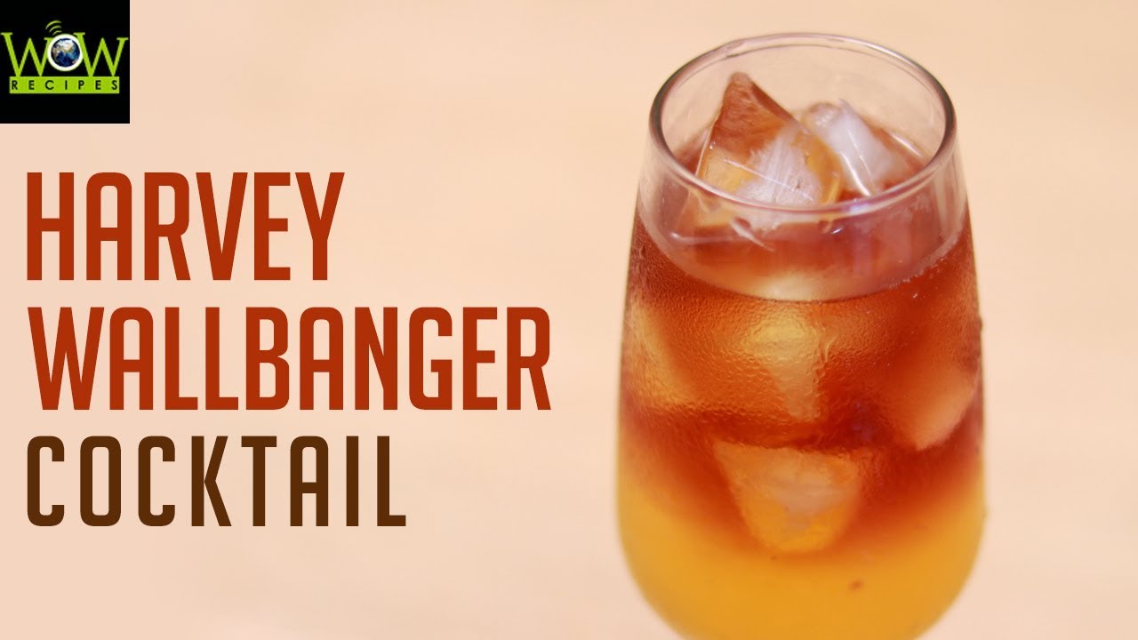 Harvey Wallbanger Cocktail Recipe | How to Make Cocktails at Home? | Online Kitchen | Wow Recipes | WOW Recipes