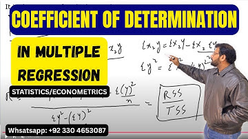 Coefficient of Determination in Multiple Regression | R² Explained